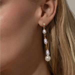 NEW Uncommon James Pearl Drop Earrings